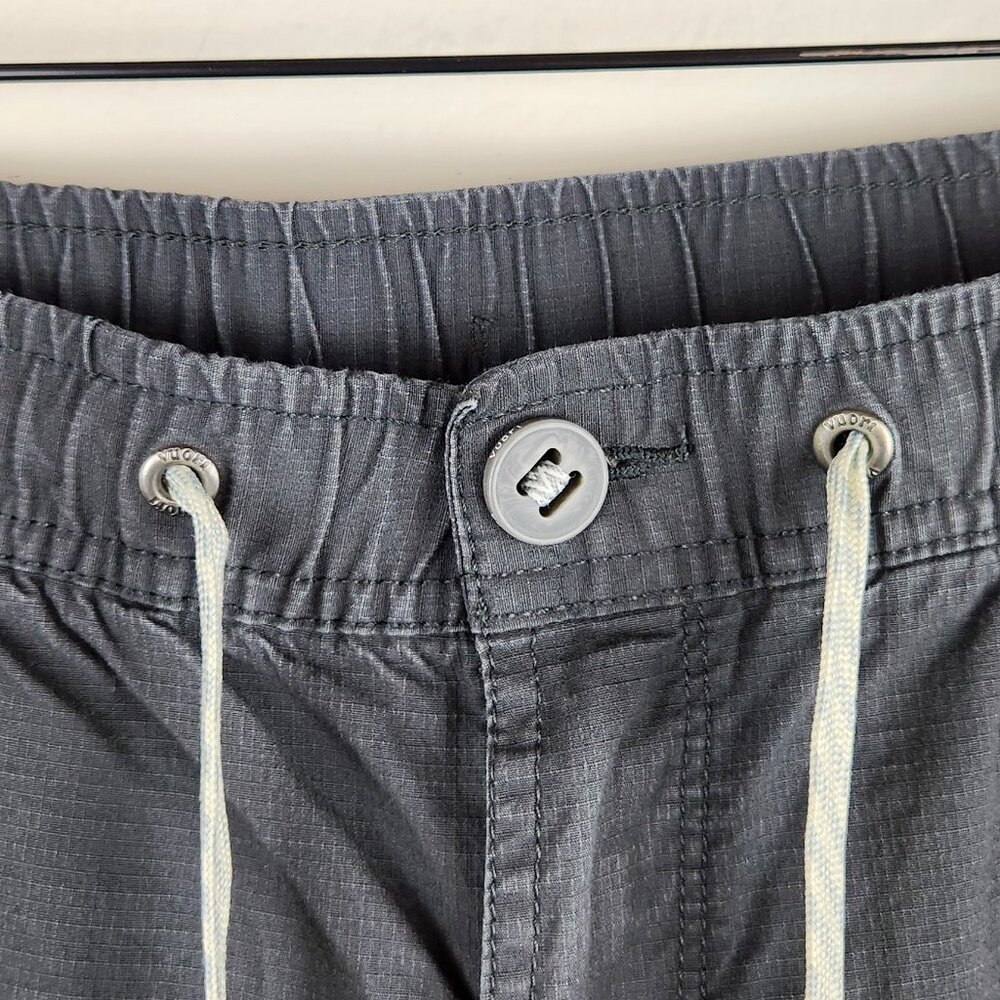 Vuori Men's Charcoal Ripstop Pants Organic Cotton sz S - Picture 10 of 12
